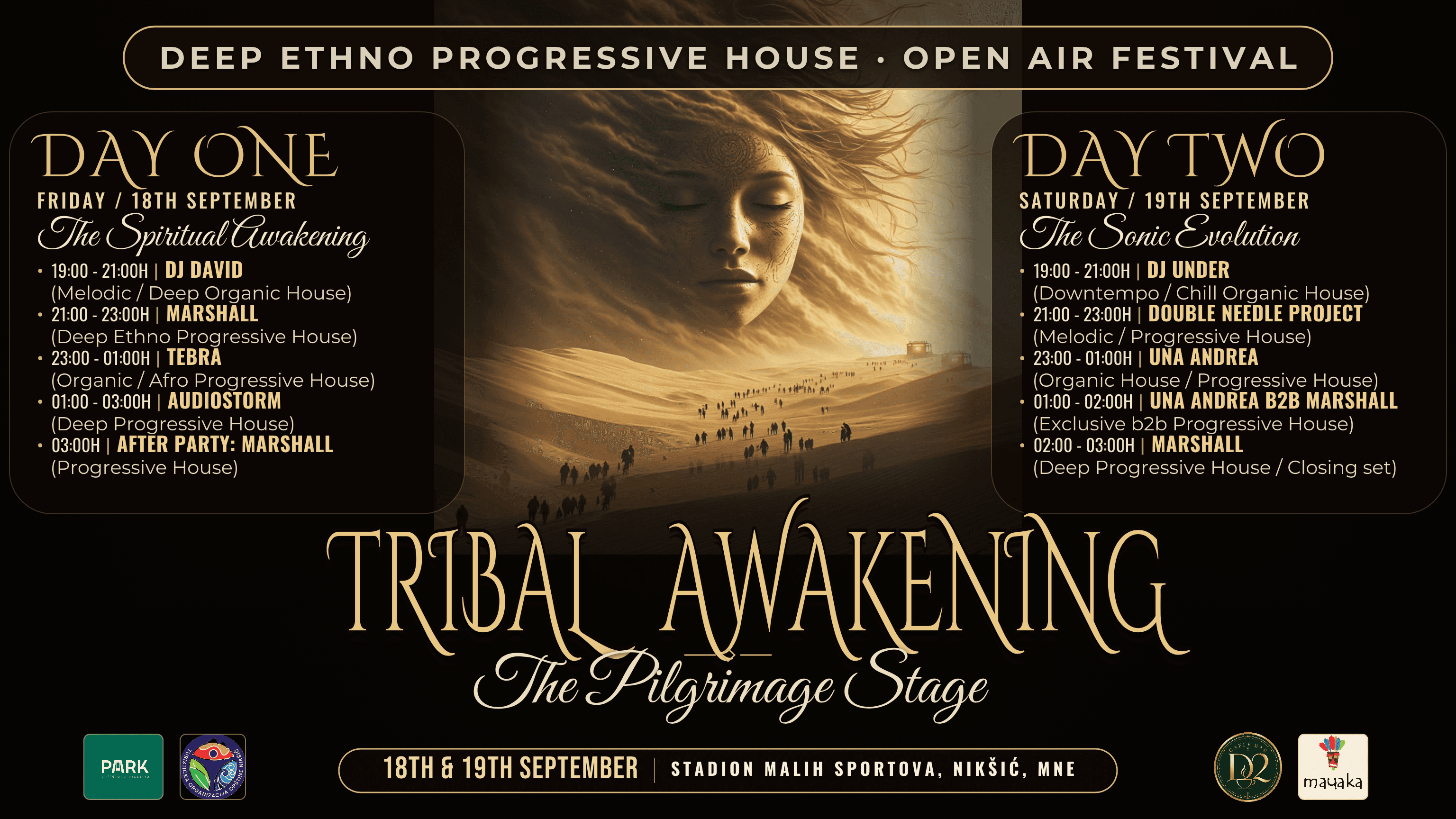 Tribal Awakening 2026: Dvodnevni festival elektronske muzike u septembru u Nikšiću